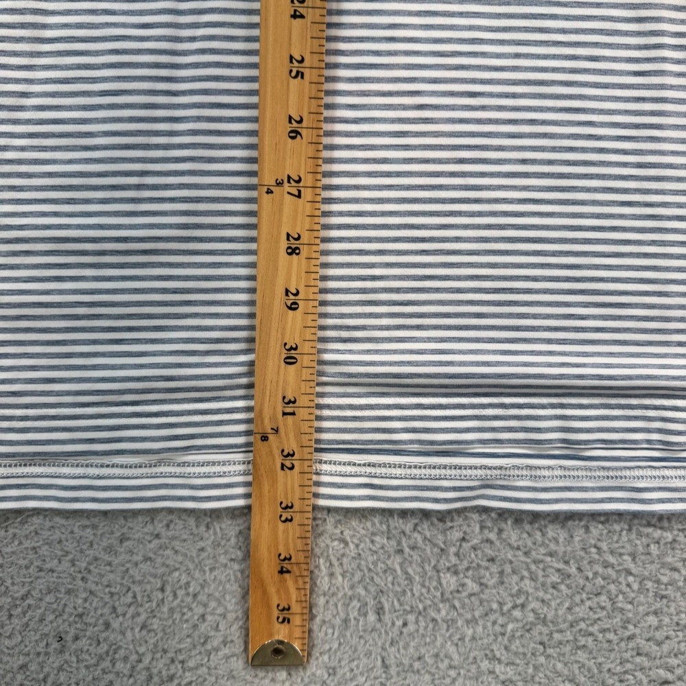 Johnnie-O Featherweight Men XXL Blue White Striped Performance Golf Polo Shirt - Picture 6 of 8